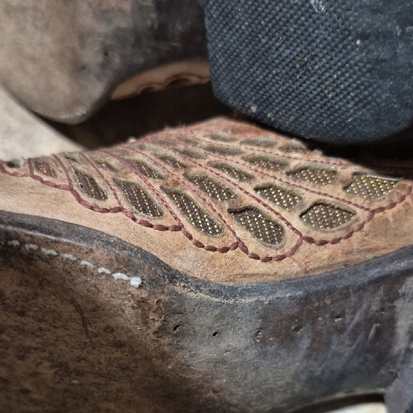 Cavender Embroidered  Women's Boots Snip Toe Brown Leather 406517 Size 7.5 B - Picture 11 of 16